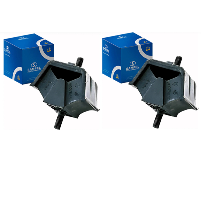 Par Calço Coxim Motor Omega / Suprema 3.0 4.1 - Sampel - Novo em Oferta na Shopee