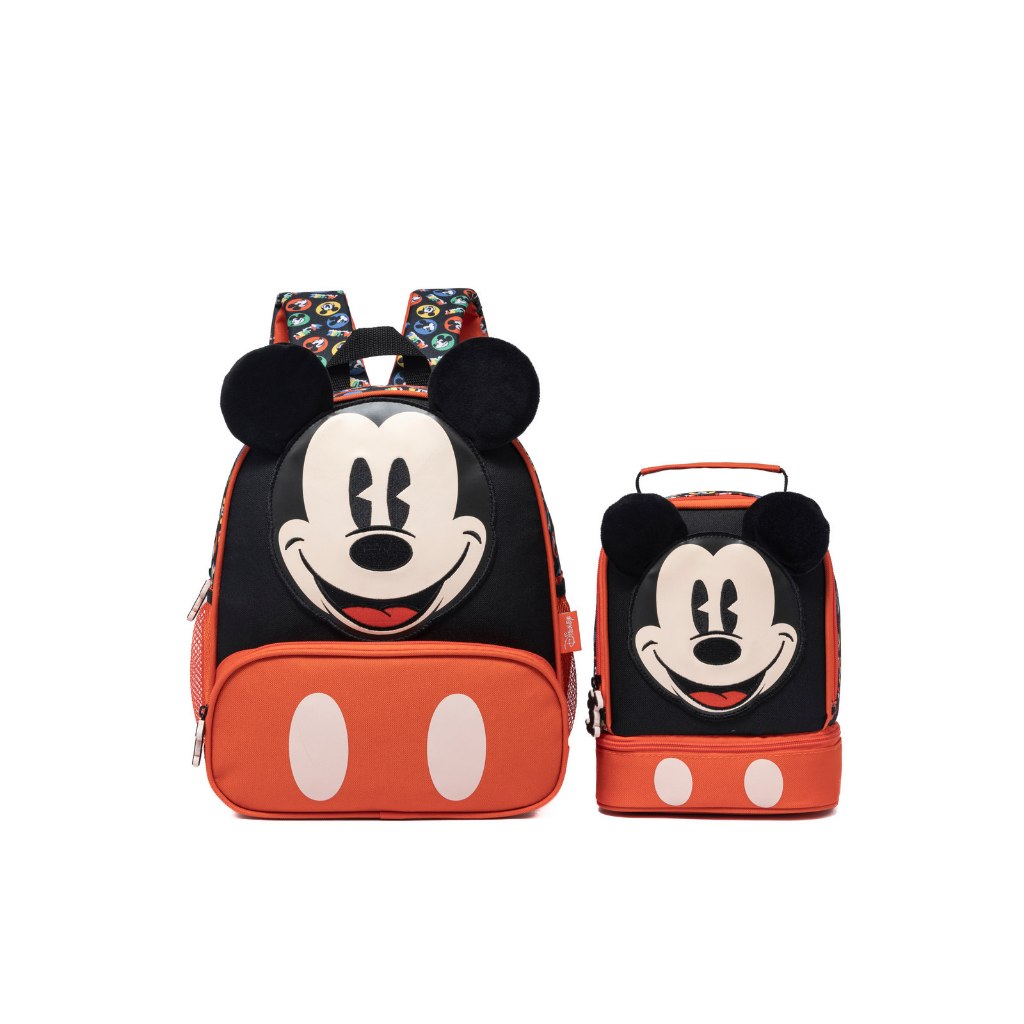 Kit Mochila Costas Mickey Pré Escolar Infantil Lancheira Térmica em Oferta na Shopee