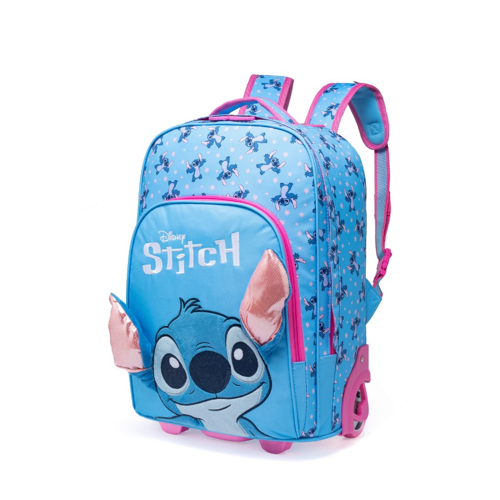 Kit Escolar Stitch Mochila Rodinha Lancheira Estojo Infantil Disney · foto 2