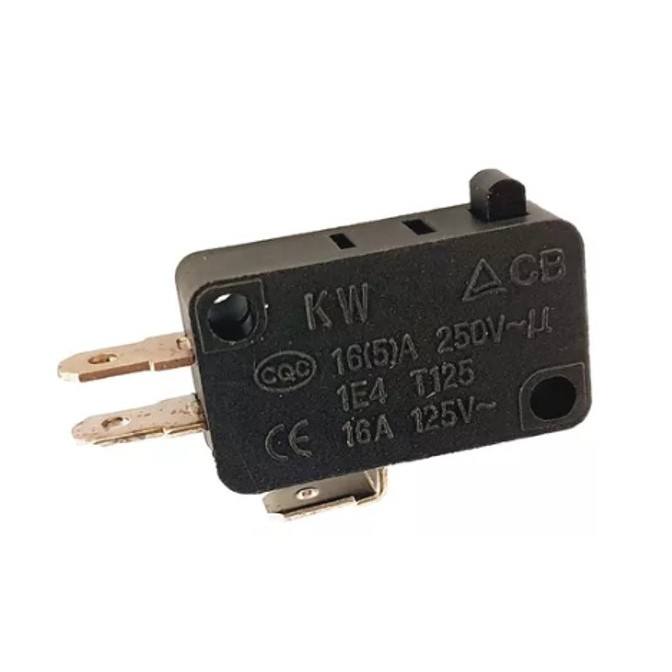 Chave Micro Switch Microondas Air Fryer 16a 250vac 3 Terminais Micro Chave Universal Normalmente Aberto ou Fechado em Oferta na Shopee