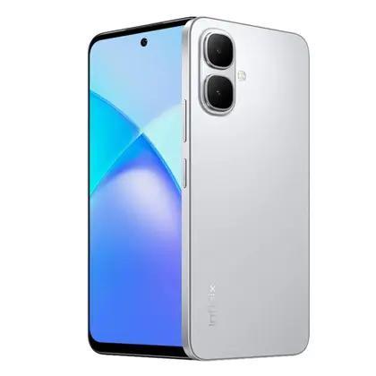 Smartphone INFINIX Smart 10 120Hz Lançamento 2025 128GB  8GB Ramboost - TITANIUM SILVER