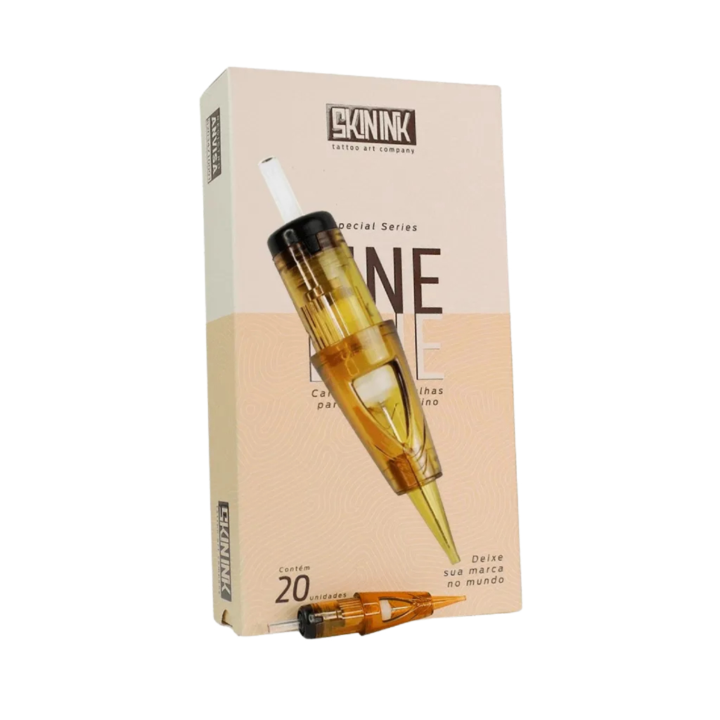 Cartucho Skin Tipe Fine Line com esterilização individual por gás óxido de etileno para higiene 5 Un