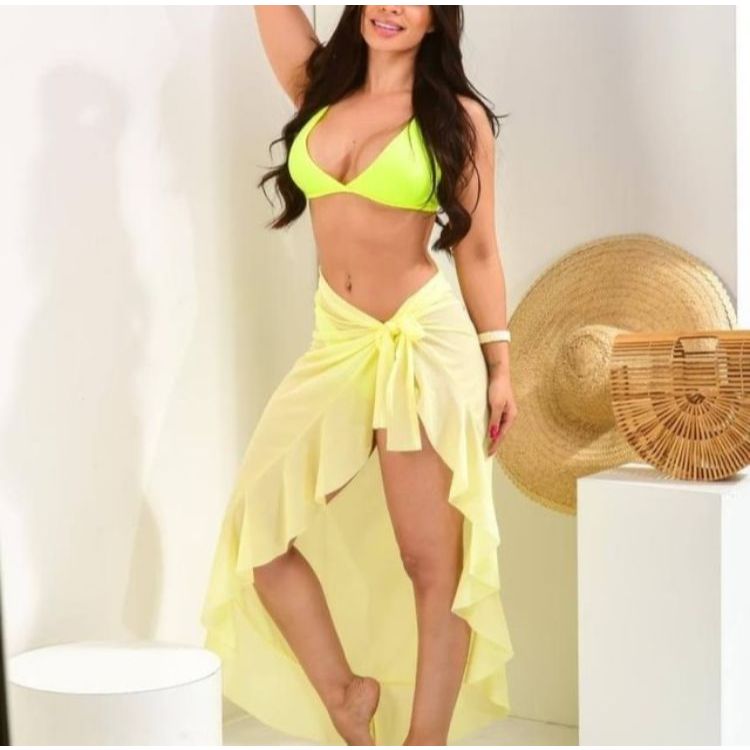 Saída de Praia Pareô Moda Praia Blogueira Menor Preço — R$ 20,00 em Shopee, 26% OFF