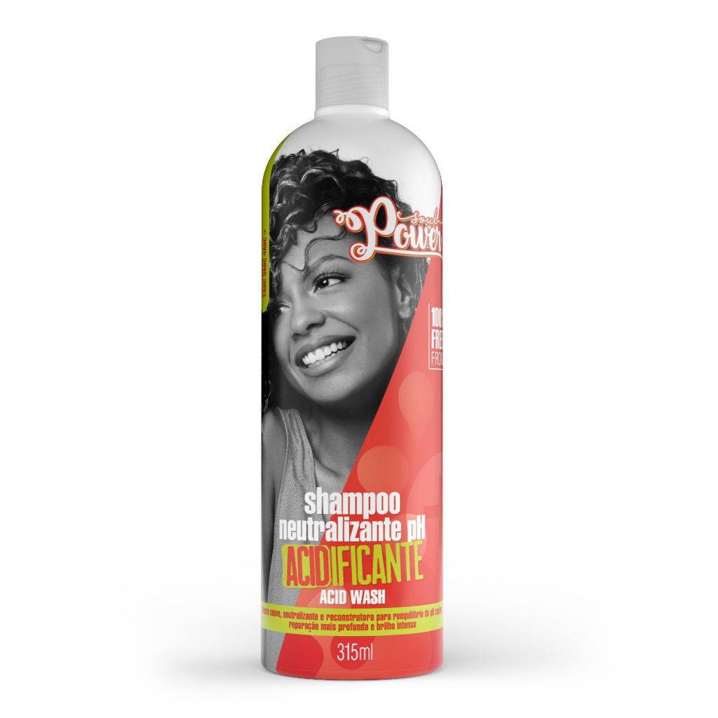 Shampoo Neutralizante ph Acidificante acid wash 315ml - Soul Power