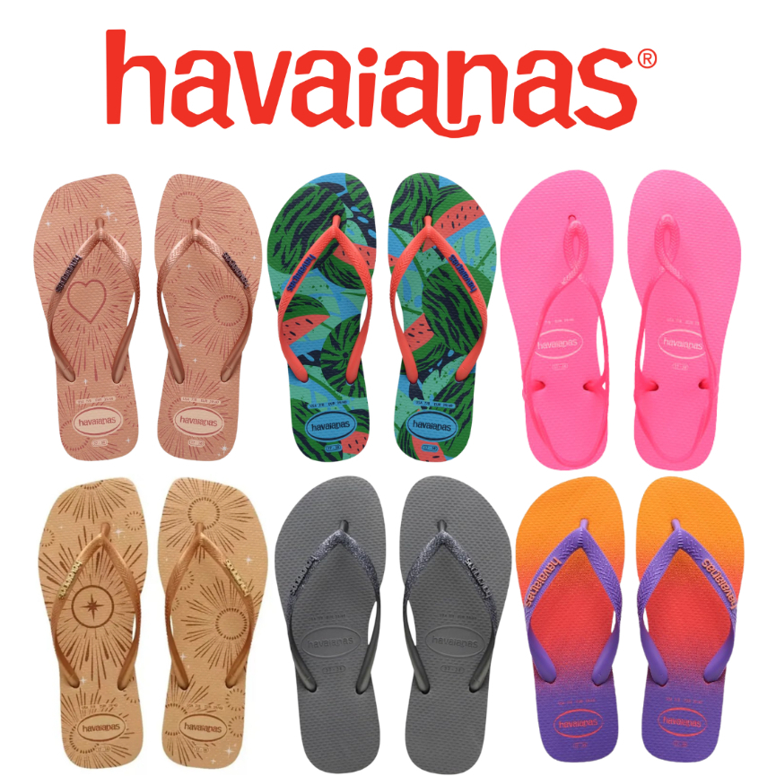 Chinelo Havaianas Feminino Slim Personagens Original 41 ao 46