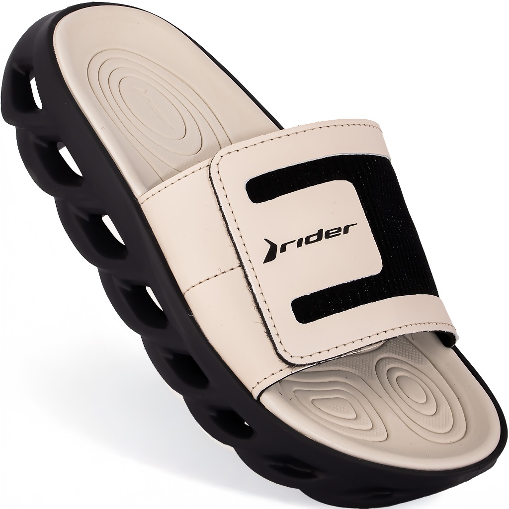 Chinelo Rider Slide R Power Sandália Original Conforto 12444 Bege em Oferta na Shopee