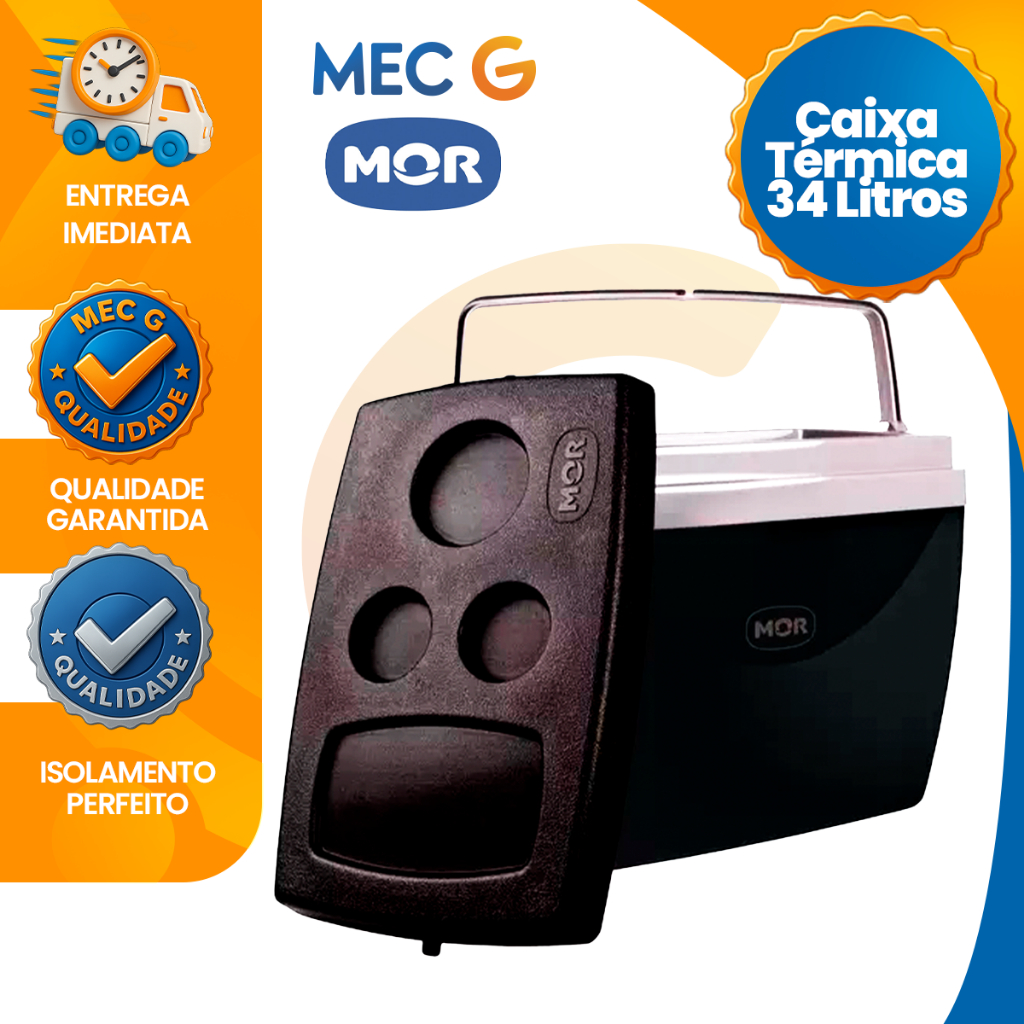 Caixa Térmica Cooler 34 Litros c/ Alça Capacidade até 50 Latas Praia Pesca Camping Multifuncional em Oferta na Shopee