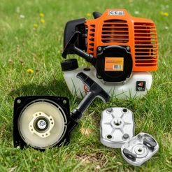 Kit Partida Completa e Arrastador Roçadeira Siga Tools - Nakasaki