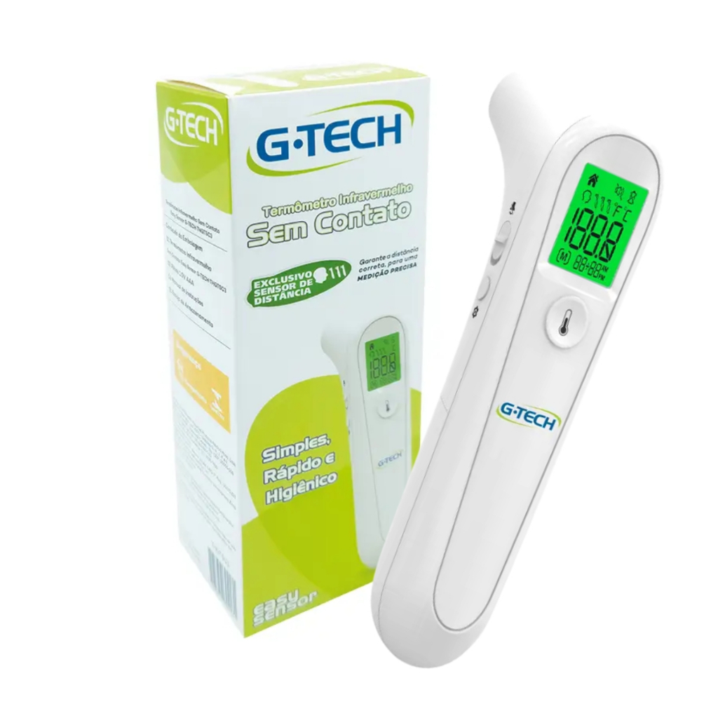 Medidor de Temperatura Infravermelho de Testa 2 em 1 Easy Sensor - G-Tech