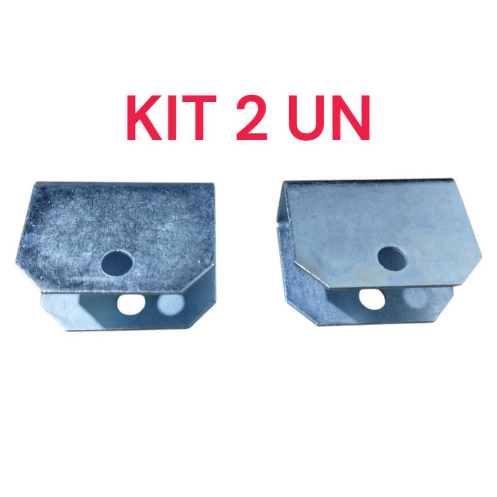 Caixas de Roldana 2.1/2" (65x50 mm) em Aço Galvanizado Kit Com 2UN