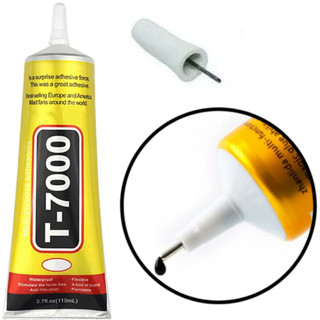 Cola T7000 Preta 110ml Bico Ferro Metálico Precisão Tela Celular Touch Display Eletrônicos Reparo Joias artezanato