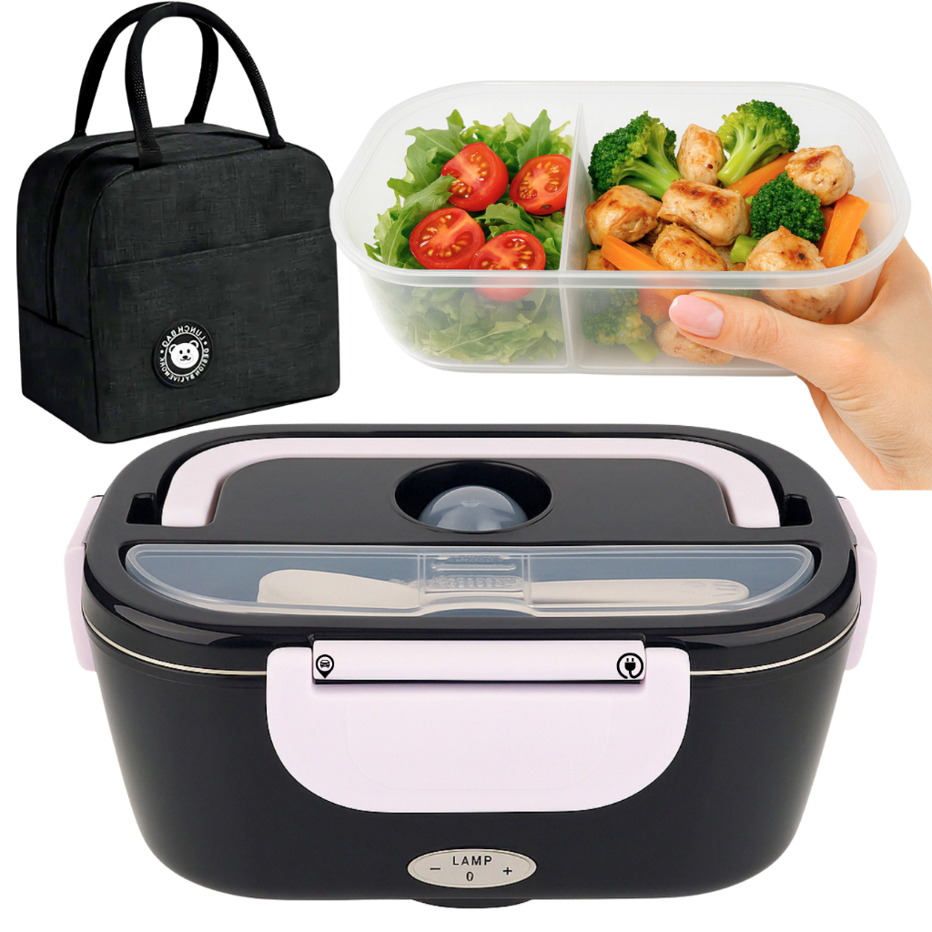 Marmita Elétrica 40w Bivolt 12v24v110v220v – Refeição Quente no Trabalho e Viagem