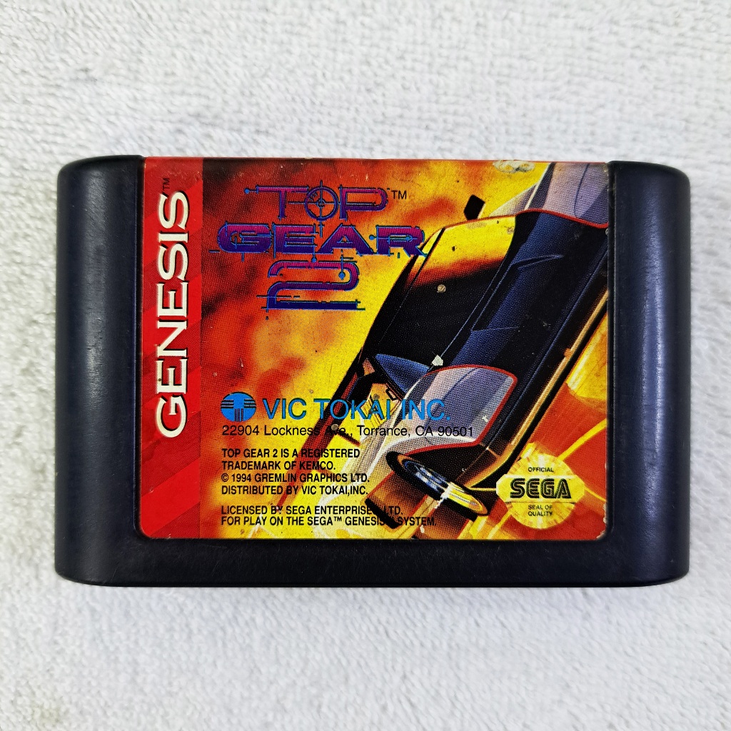 Top Gear 2 Original Genesis - Mega Drive - SEGA