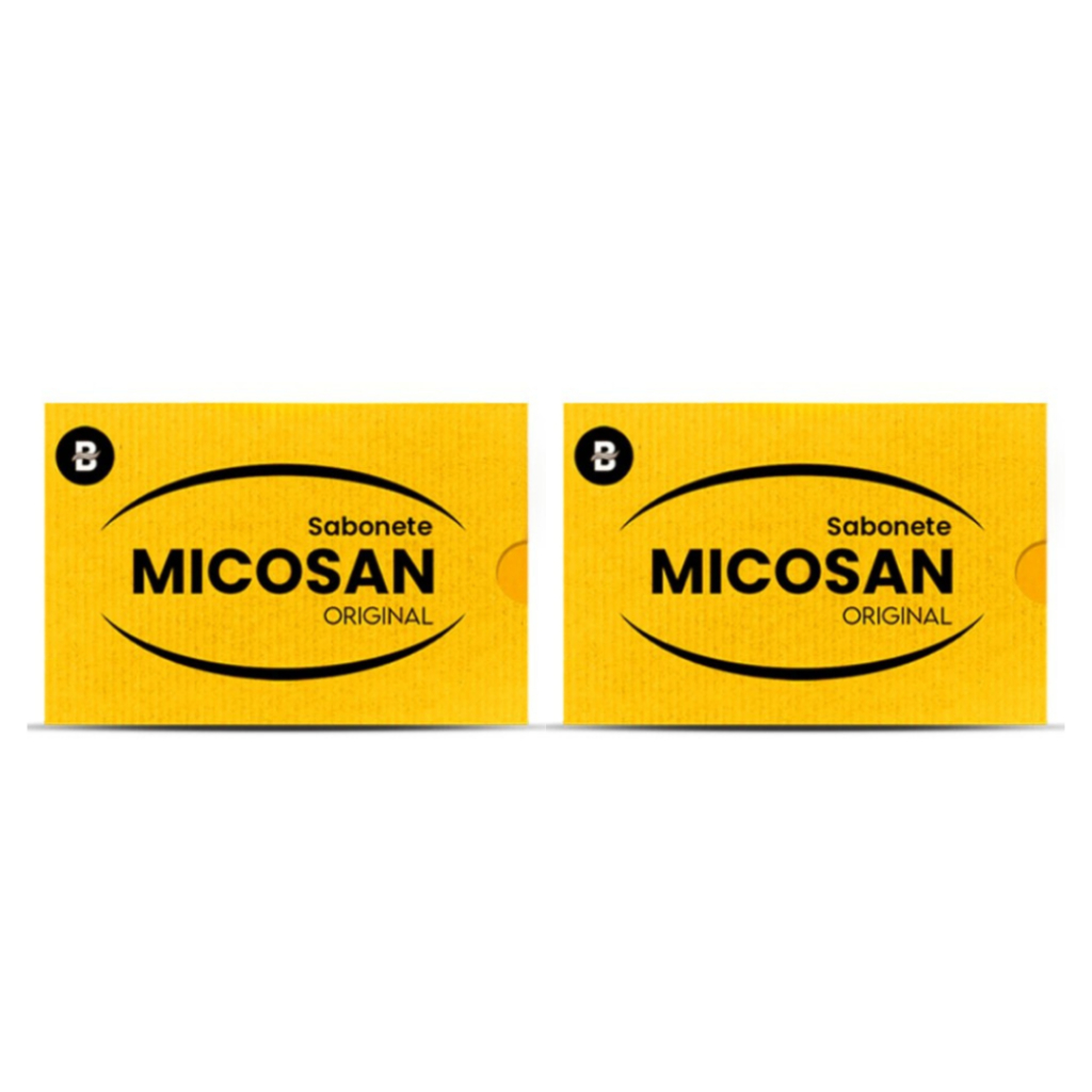 Kit 2 Sabonetes em Barra Micosan Micozil Para Manchas na Pele e Micoses em Geral