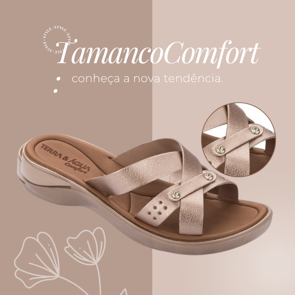 TAMANCO SANDÁLIA ANATOMICA  FEMININA 481012SF