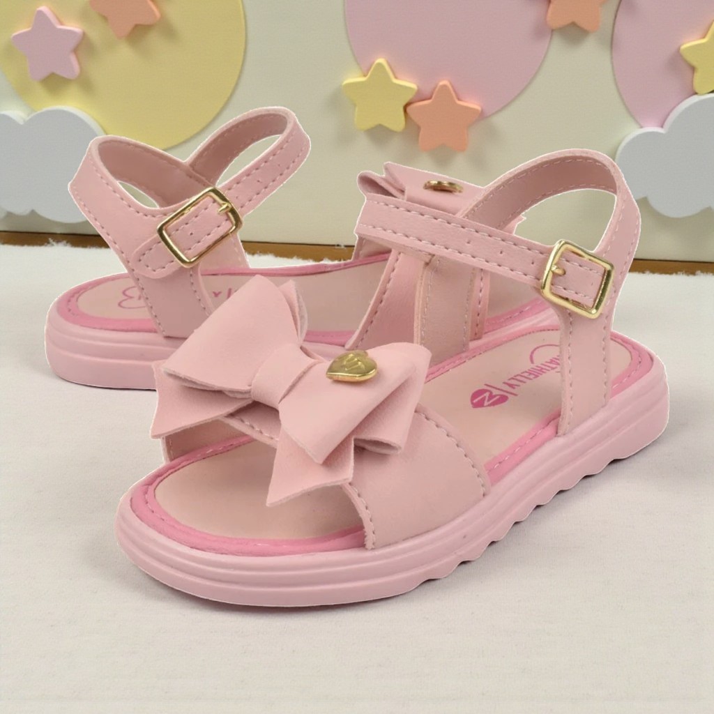 Sandalia Infantil Feminina De Lacinho Do 20 Ao 27 Original Verão Super Macia Envio Imediato