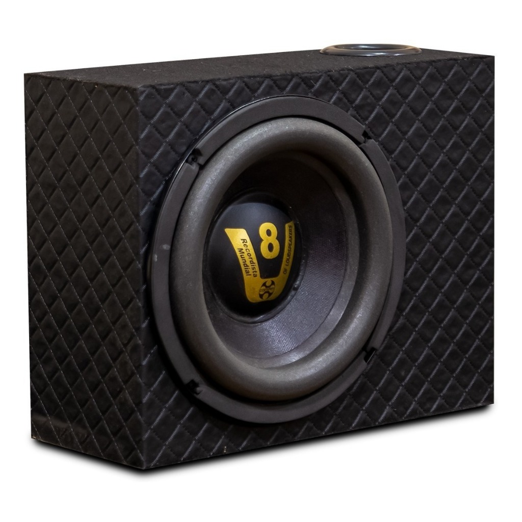 Caixa Som Super Slim Automotivo Sub 8 160w Rms Embaixo Banco Carro Pick-up Camionete Caminhão em Oferta na Shopee