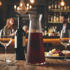 Decanter Paris de Vidro, Decanter para Vinho 1,17L - Ruvolo