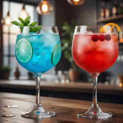 Taças de Gin Beefeater Jogo de Taça de Vidro 2 Peças 650ml - Ruvolo
