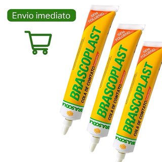 Cola Sapateiro BRASCOPLAST 75g | Cola de Contato Super Forte | Couro, Borracha, Madeira e Artesanato em Oferta na Shopee