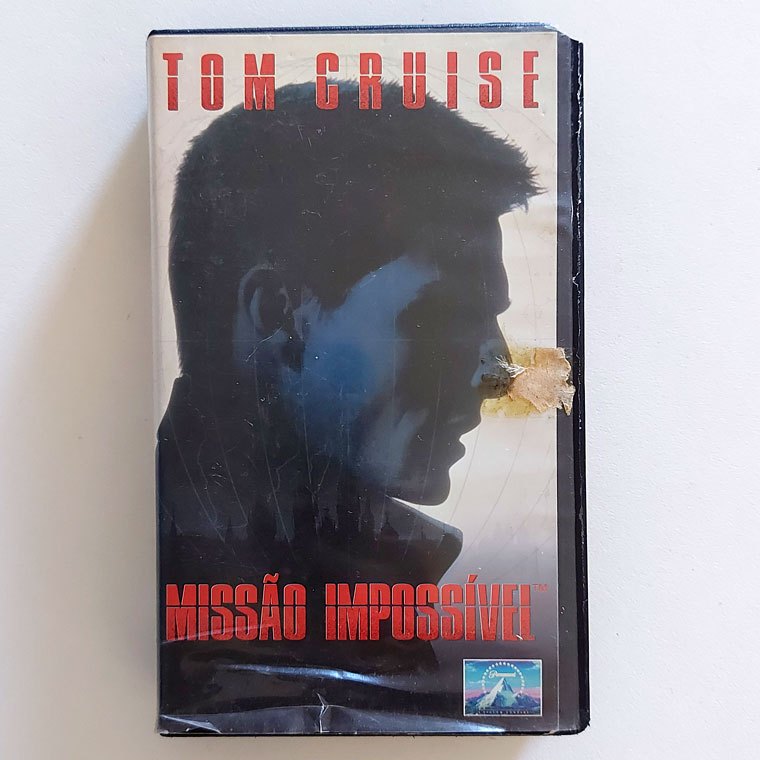 Vhs Filme Missão Impossível Tom Cruise 1996 Legendado