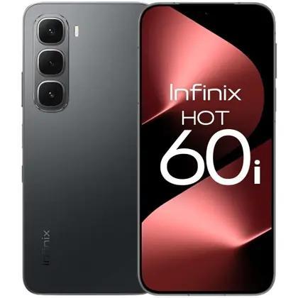 Smartphone INFINIX Hot 60i NFC , 50MP AI 16GB ramboost 256GB tela 6.7 120Hz Ultra Slim - SLEEK BLAK