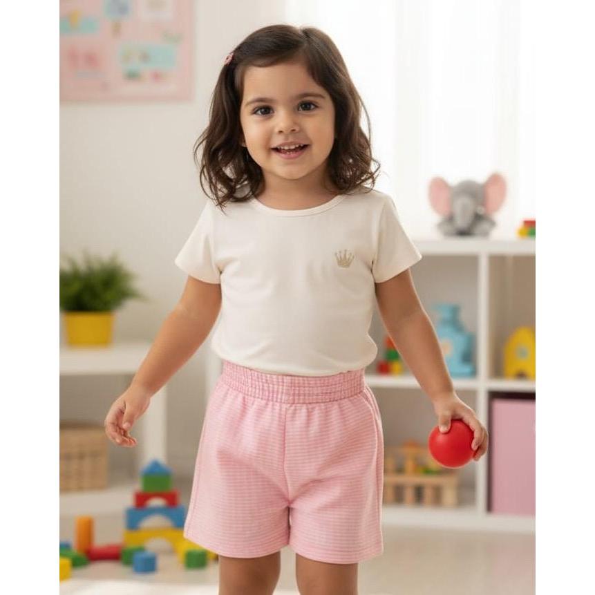 Conjunto Short e Blusa/Camisa Feminino/Masculino Infantil Estiloso e Confortável!