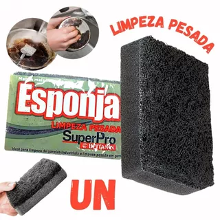 Esponja Grill Para Churrasqueiras Panelas Sujas Limpeza Pezada 1 Unidade