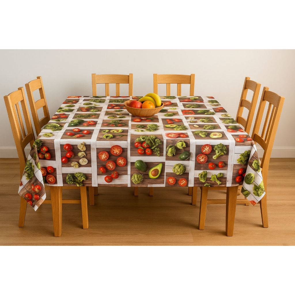 Toalha de Mesa Térmica Impermeável Decorativa - Mesa 4 e 6 Cadeiras Fácil de Limpar em Oferta na Shopee