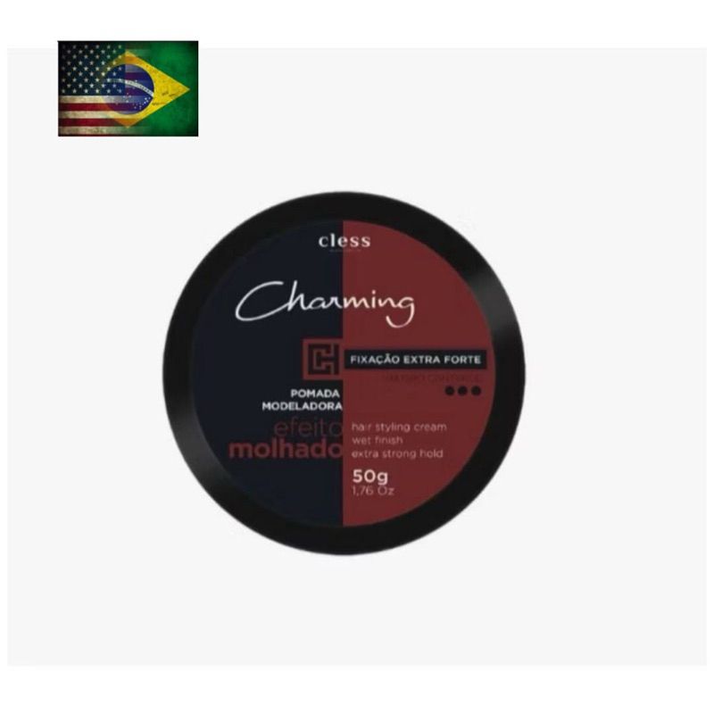 Pomada modeladora Extra forte Cless Charming 50g