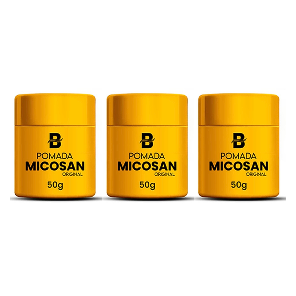 Kit 3 Pomadas Micosan Micozil Para Manchas na Pele e Micoses em Geral