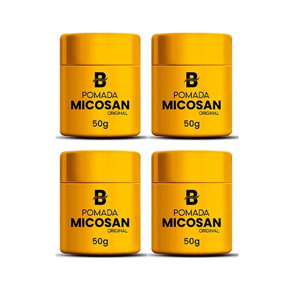 Kit 4 Pomadas Micosan Micozil Para Manchas na Pele e Micoses em Geral