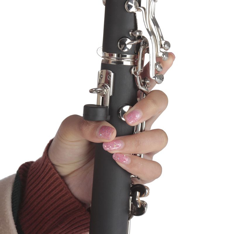 Apoio e descanso de Dedo Clarinete Cor Preto