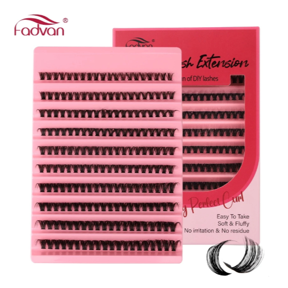 FADVAN 200-280 Fãs DIY clusters Cílios Extensão dos cílios 20D 30D 40D 80D Conjunto de pestanas Falsos em Oferta na Shopee
