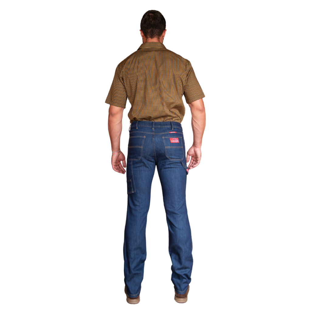 Calça Jeans Masculina Carpinteiro Resistente Tradicional Casual Trabalho Dia A Dia Confortável Premium Ref: 1149