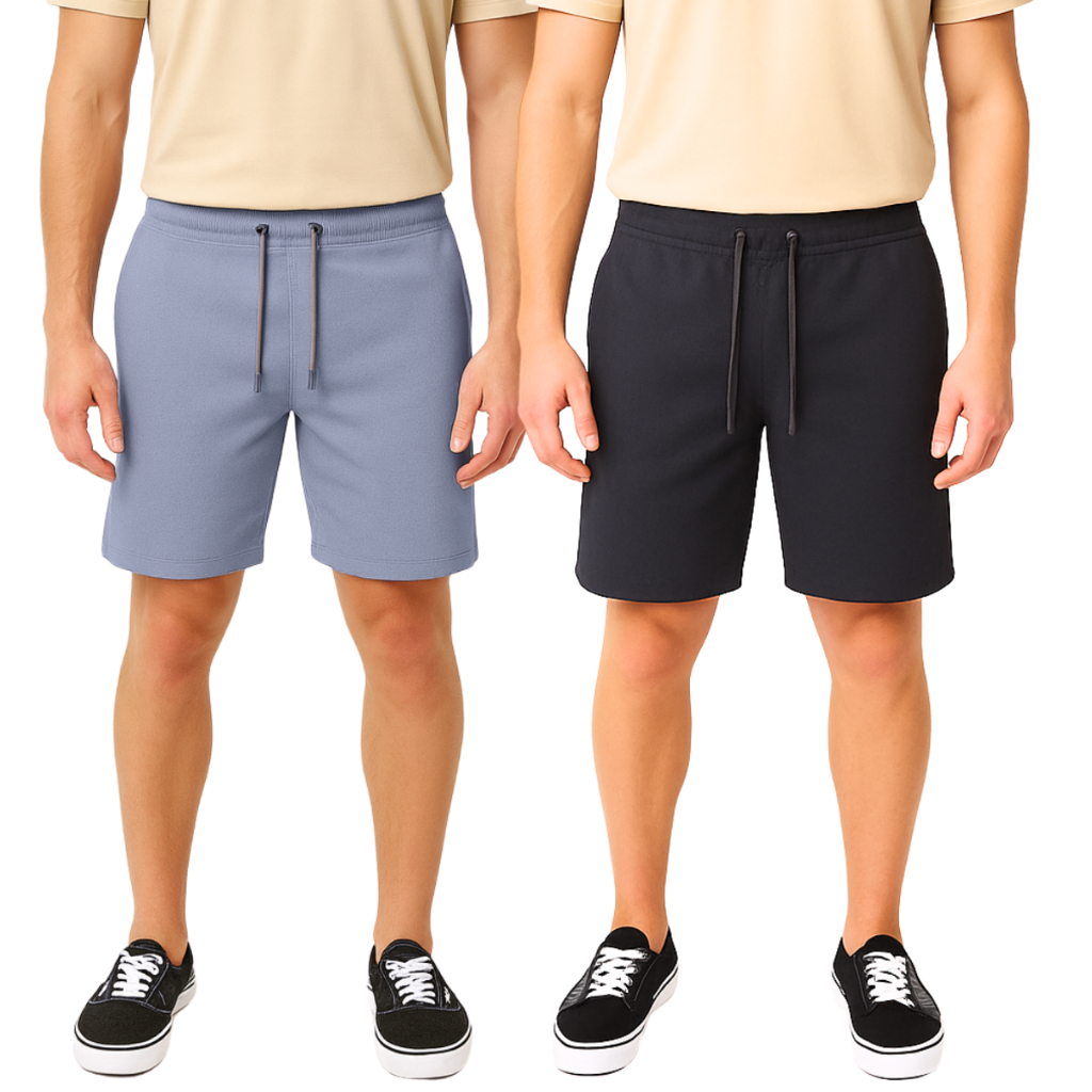 Kit 2 Bermudas Confy Masculinas – Leves, Confortáveis e Modernas (P ao GG)