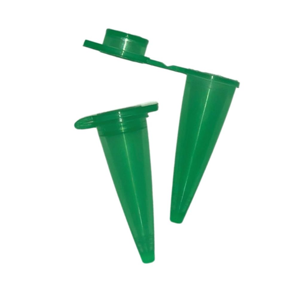Microtubo 0,65ml Verde C/500 Unidades