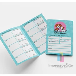 Carteirinha de Vacina Pet - Personalizado