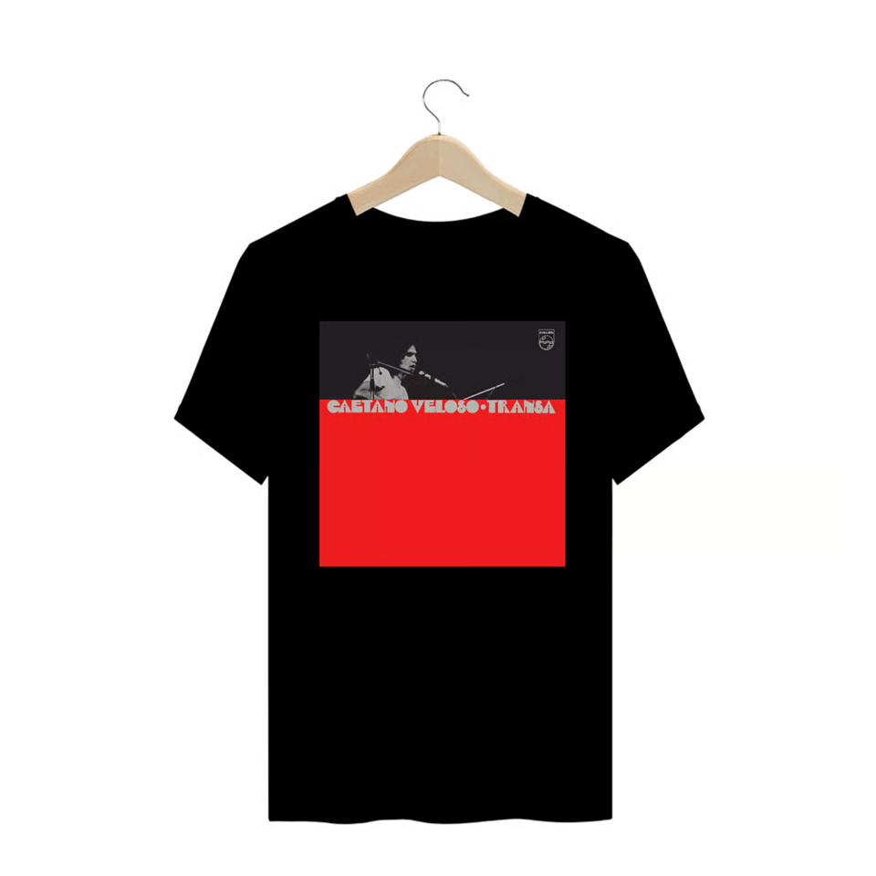 Camiseta "Caetano Veloso - Transa"