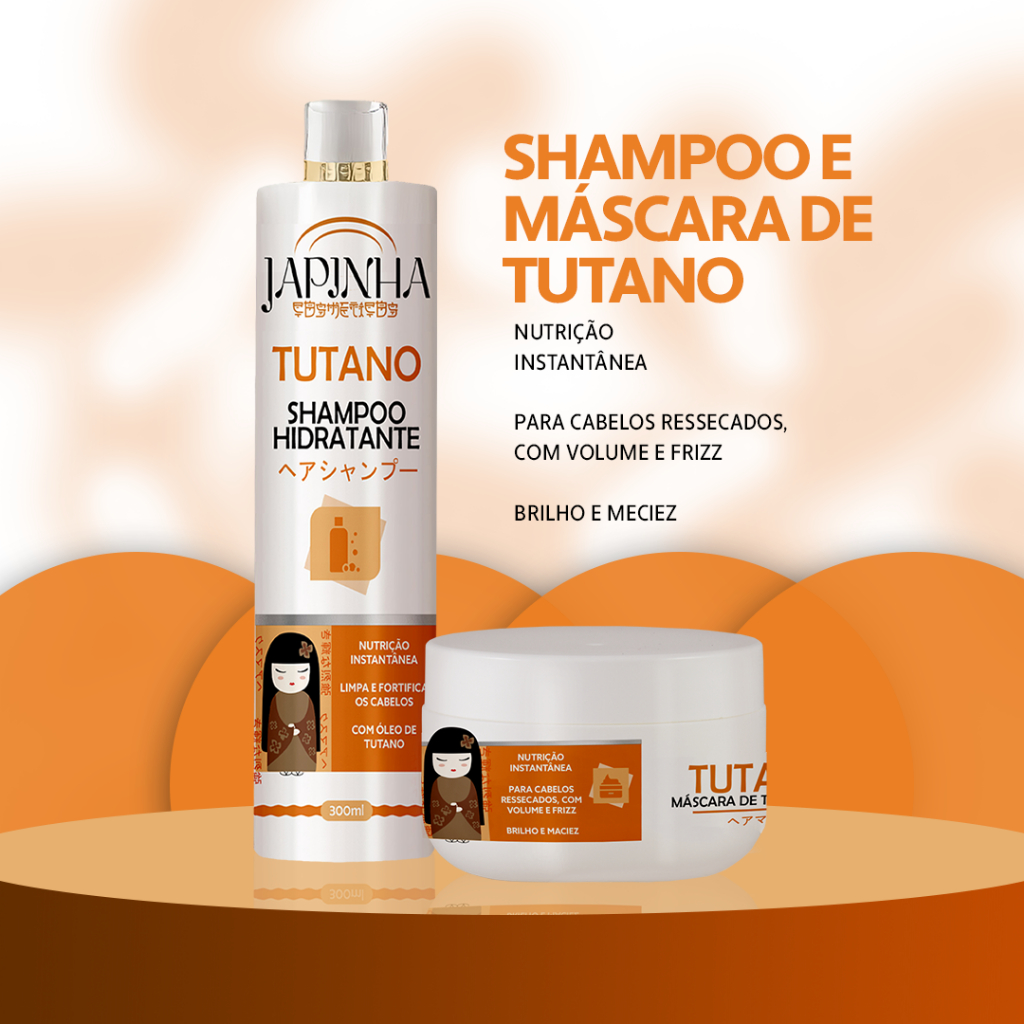 Detalhes do Kit Shampoo + Máscara de Tutano Hidratante | Crescimento Saudável e Fios Mais Resistentes | Japinha ⛩️