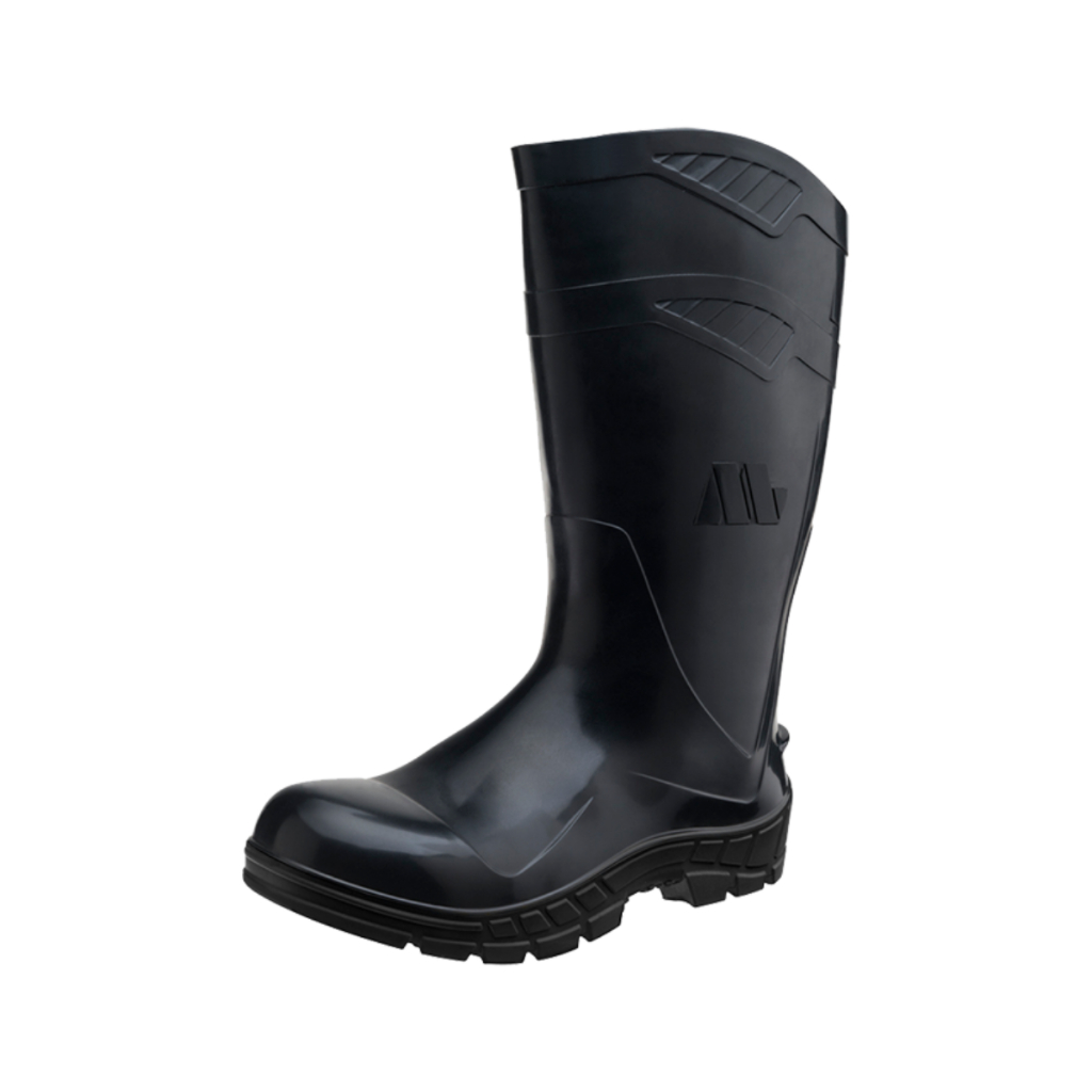 Bota Galocha Pvc Preta Sem Forro Marluvas 100Aworkf Antiderrapante Proteção Segurança Ca 48254 Limpeza Cano Longo em Oferta na Shopee