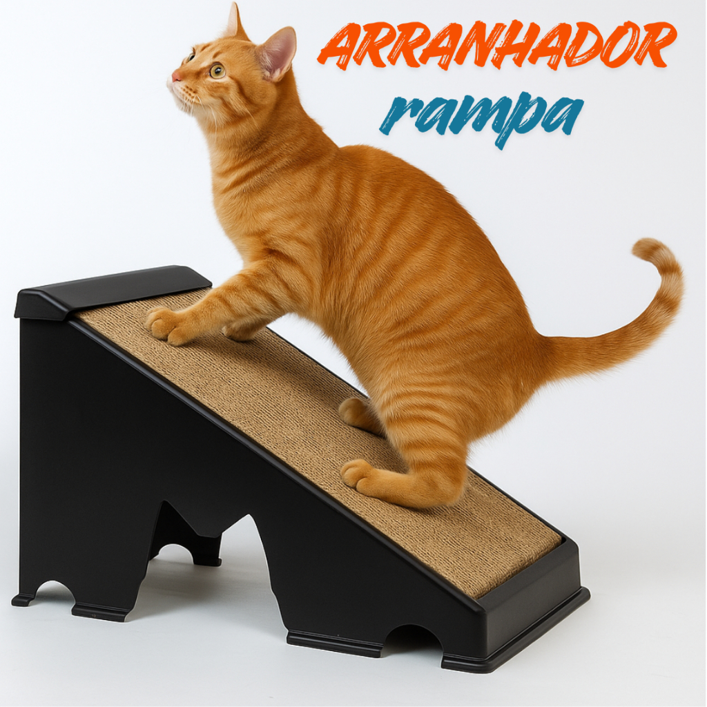 arranhador para gato Interativo Anti Stress brinquedo rampa premium pet gatos em Oferta na Shopee