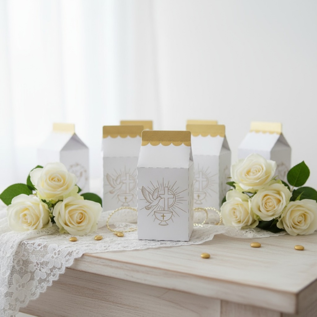 20 Caixa Milk para Batizado Monte suas Lembrancinhas em Oferta na Shopee