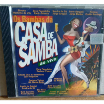 Cd Os Bambas Da Casa De Samba Ao Vivo PAGODE Impecável
