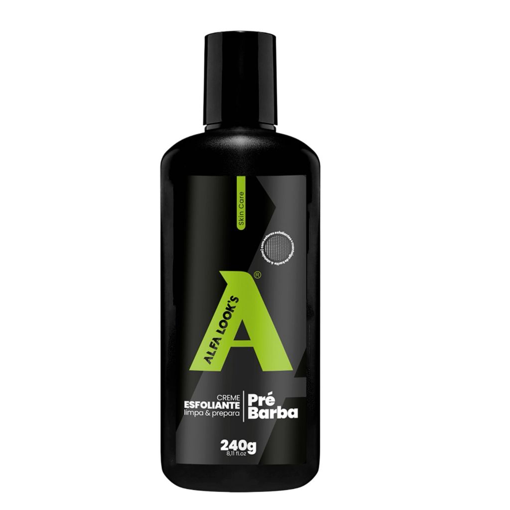 CREME ALFA LOOKS ESFOLIANTE PRE-BARBA DE 240G