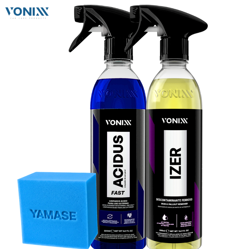 Kit Automotivo Limpador Ácido Removedor Sujeiras Mineiras Izer Vonixx em Oferta na Shopee