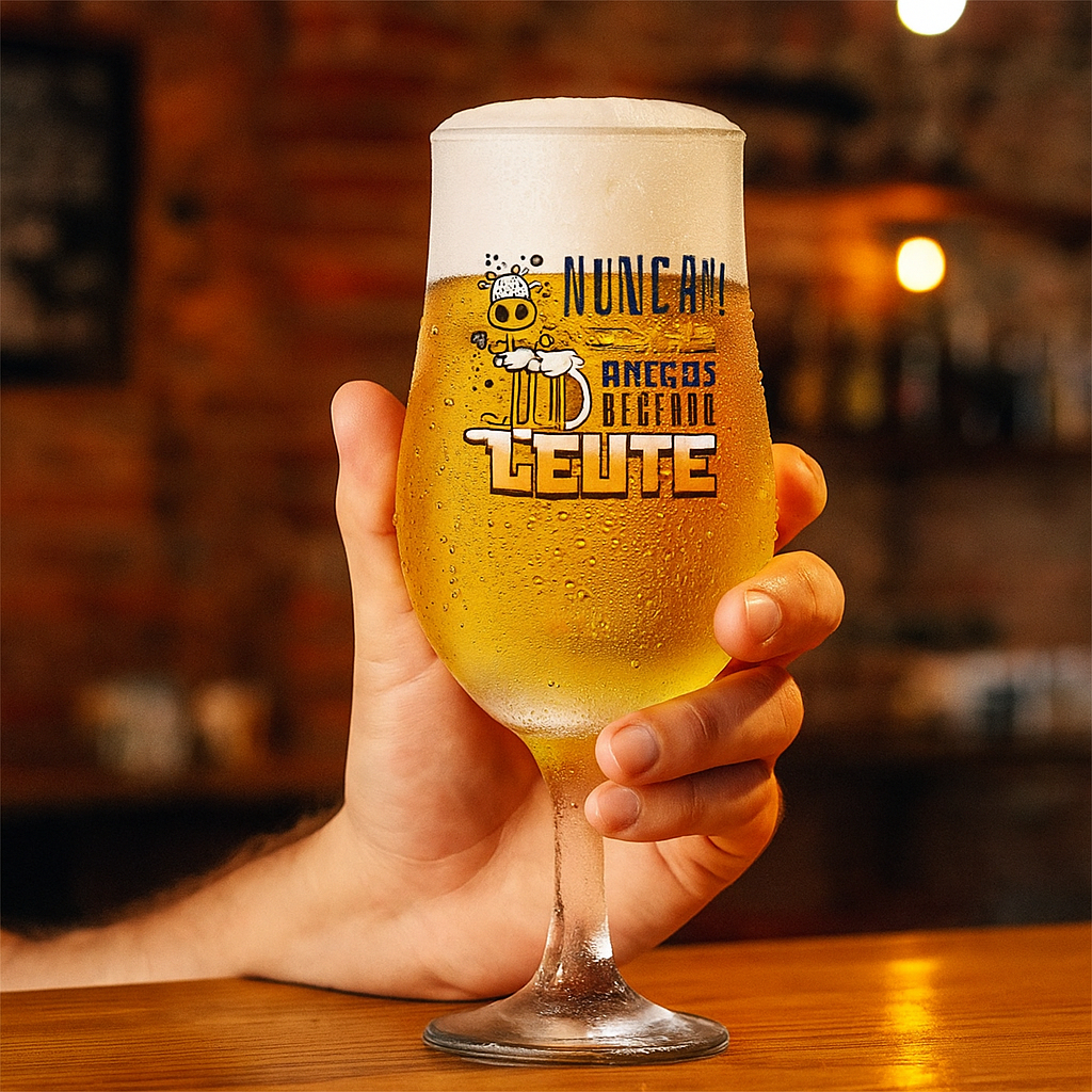 Taça Para Cerveja Berlin Nunca Fiz Amigos Taça de Vidro para Cerveja 330ml - Ruvolo em Oferta na Shopee