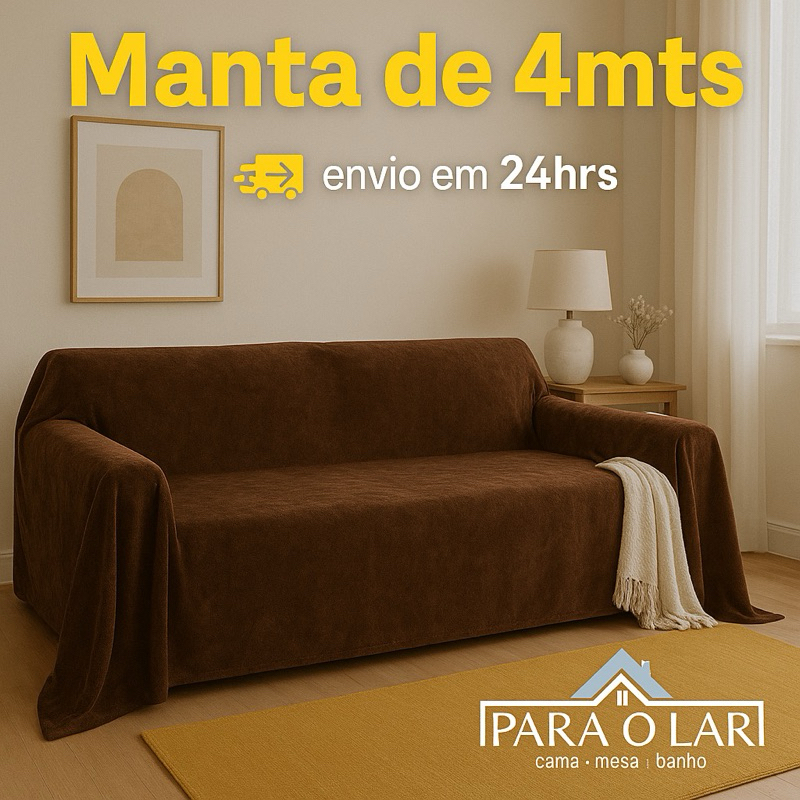 Manta Para Sofá 400x180 Mts Luxo Super King Gigante Tipo Capa De Sofá Algodão em Oferta na Shopee