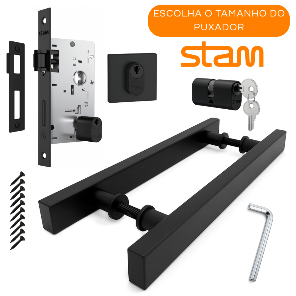 Puxador Quadrado Preto: Onde Comprar | BuscaProdutos