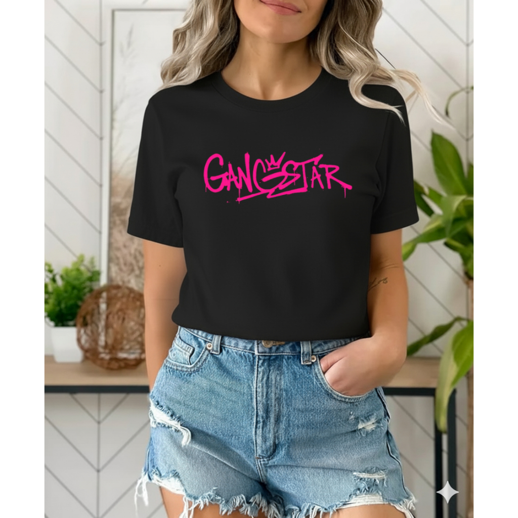 T-shirt Blusa streetwear Camiseta Baby Look Estilosa  Algodão 30.1Ocasional Desenho Grafico  Variadas  Sublimada verão